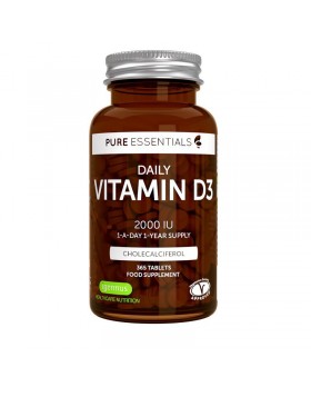 Pure Essentials Vitamin D3 2000IU Χοληκαλσιφερόλη iGennus 365 tabs