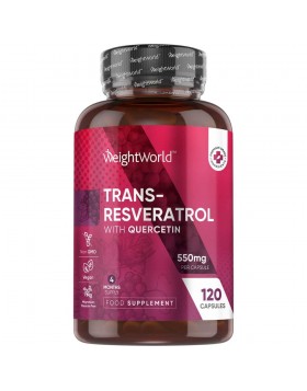 Trans-Resveratrol με Κερσετίνη 550mg 120caps WeightWorld 